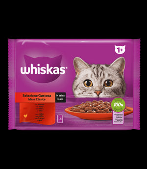 WHISKAS MULTI 1+SELECCION CARNES 4X85GR