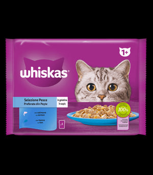 WHISKAS MULTI 1+SELECCION PESCADO 4X85GR