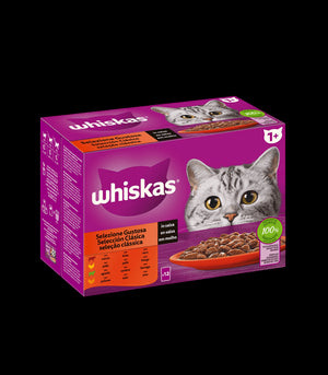 WHISKAS MULTIPACK CARNES 12X85GR