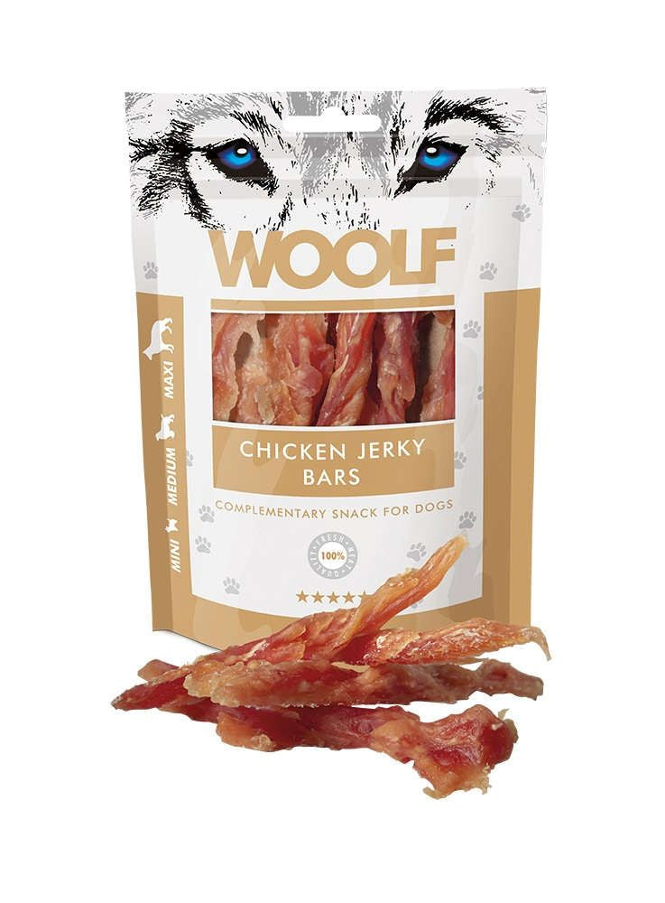 WOOLF CHICKEN BARS 100GR