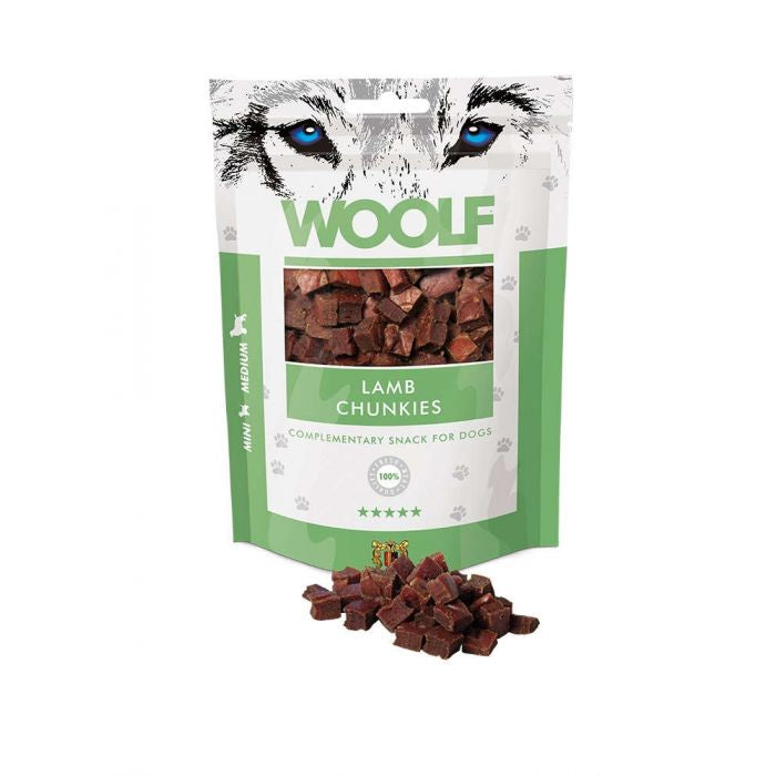 WOOLF LAMB CHUNKIES 100GR