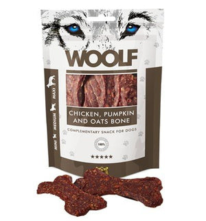 WOOLF LARGE CHICKEN PUMPKIN AND OATS BONE 100GR