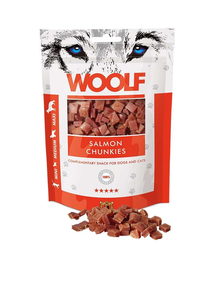 WOOLF SALMON CHUNKIES 100 GR