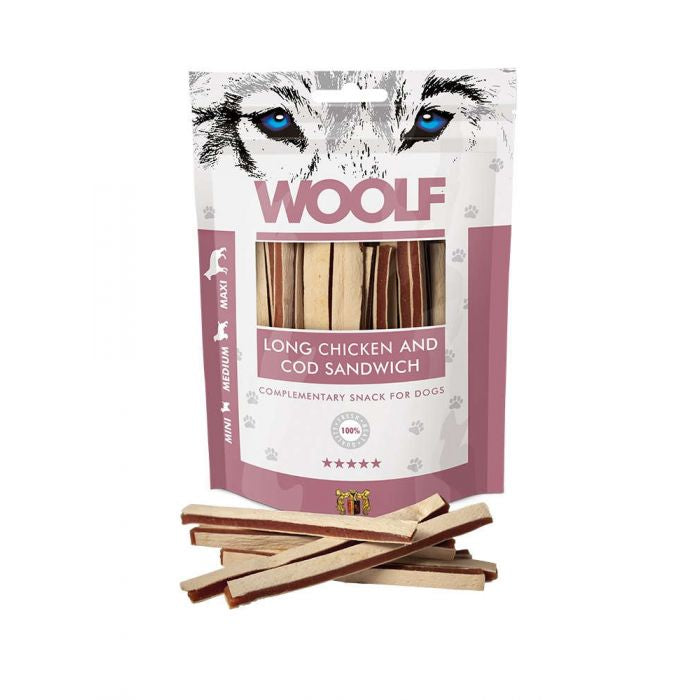 WOOLF SOFT CHICKEN & COD 100 GR