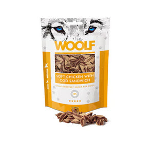 WOOLF SOFT CHICKEN WITH COD SANDWICH 100GR